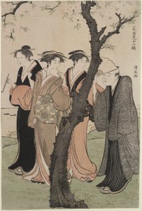 Dritter Monat: Kirschblütenzeit in Gotenyama