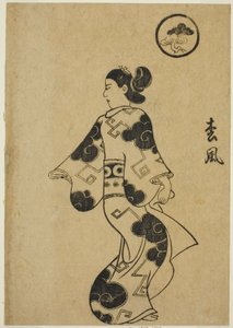 Matsukaze, aus "Album der Kurtisanen (Keisei ehon)"