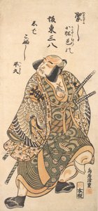 Der Schauspieler Nakamura Nakazo als Krieger von Torii Kiyoshige