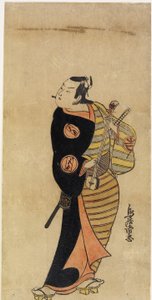 Schauspieler Ichimura Takenoj? IV als der Page Kichisabur?