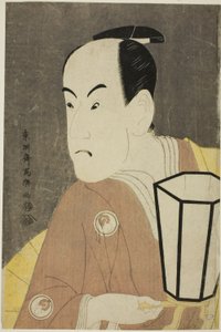 Der Schauspieler Bando Hikosaburo III als Sagisaka Sanai