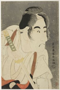 Der Schauspieler Bando Mitsugoro II als Ishii Genzo