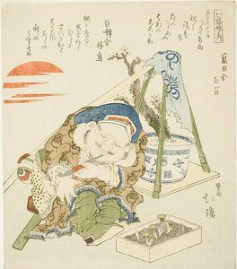 Daikoku, aus der Serie "Sieben Glücksgötter (Shichi fuku jin no uchi)"