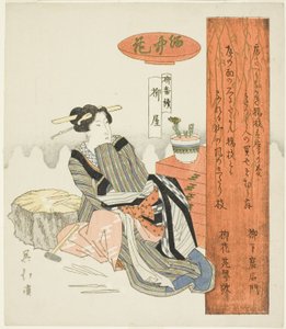 Weidenladen (Yanagiya), aus der Serie "Eine Serie von Weiden (Yanagi bantsuzuki)"