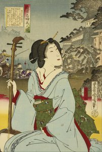 Geisha von Toyohara Kunichika