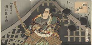 Ichikawa Danjuro als Kato Kiyomasa von Toyohara Kunichika