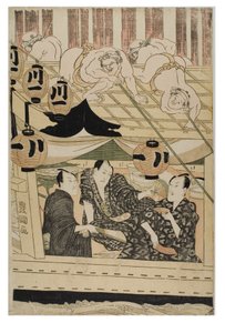Schauspieler in den zwölf Monaten von Toyokuni Utagawa
