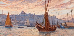 Das Goldene Horn, zweite Hälfte des 19. Jahrhunderts von Tristram James Ellis