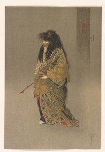 Dōjōji ato shite aus der Serie Einhundert Drucke des Noh, ca. 1922-25 von Tsukioka Kogyo