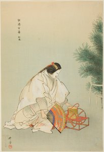 Matsukaze, aus der Serie "Ein Hundert No Dramen (Nogaku hyakuban)" von Tsukioka Kogyo