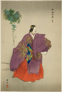 Teika, aus der Serie "Hundert No-Dramen (Nogaku hyakuban)" von Tsukioka Kogyo