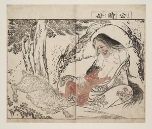 Mutter von Kintoki von Tsukioka Settei