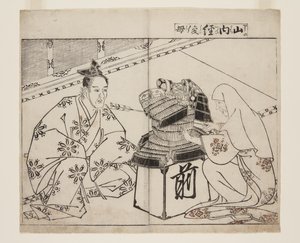 Mutter von Yamanouchi Tsunetoshi von Tsukioka Settei