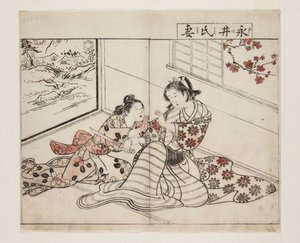 Frau von Nagai (Nagai-shi Tsuma) von Tsukioka Settei