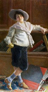 Porträt eines jungen Mannes, Gemälde von Tullio Salvatore Quinzio