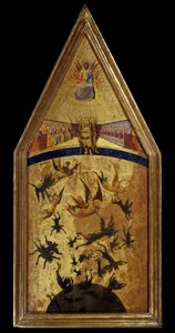 Der Sturz der rebellischen Engel von Tuscan School