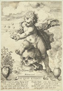 Allegorie über die Vergänglichkeit des Lebens ("Quis Evadet?")