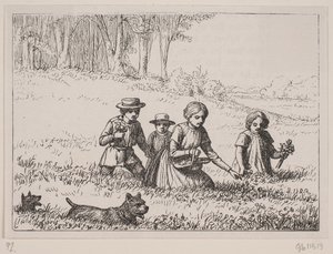 Illustration zu "In der Wiese", Gedicht von Christian Richardt