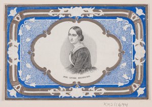 Johanne Luise Heiberg. Schokoladenverpackung von Ubekendt