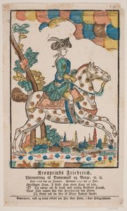 Kronprinz Frederik zu Pferd von Ubekendt