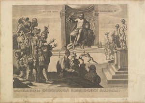 Die Statue des Jupiter in Olympia