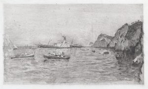 Hafen von Capri von Uberto dell