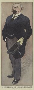 Prinz Konrad von Hohenlohe-Schillingsfürst, österreichischer Gouverneur von Triest
