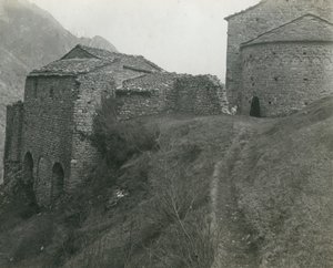 Abtei von San Pietro al Monte, Civate, Lombardei, Italien, Fotografie von Ugo Monneret de Villard, ca. 1910 von Ugo Monneret de Villard