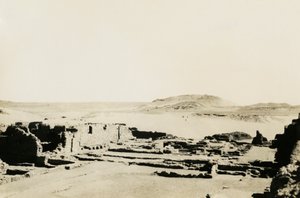 Gewerbegebiet im Kloster St. Simeon, Assuan, Ägypten, Fotografie von Ugo Monneret de Villard von Ugo Monneret de Villard