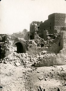 Großer Turm (Qasr) des Klosters St. Simeon, Assuan, Ägypten, Fotografie von Ugo Monneret de Villard von Ugo Monneret de Villard