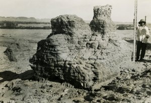 Grab im Nekropolis, Qasr Ibrim, Ägypten, Foto von Ugo Monneret de Villard von Ugo Monneret de Villard