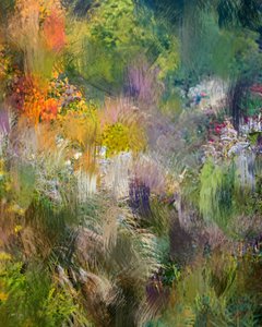 Lebendiges Gartenabstrakt