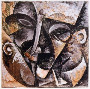 Dynamik eines Männerkopfes, 1914