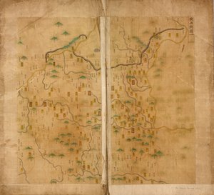 Erste Karte von Shaanxi