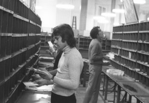 613 1 2a Briefsortierzentrum rue du Louvre PTT Postamt Jan 1971