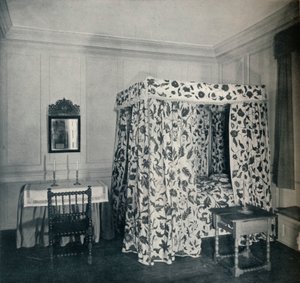 Ein Schlafzimmer aus dem Haus von Major Nicholas Sewall, in Secretary, 1930
