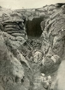 Ein eroberter deutscher Graben, 1919