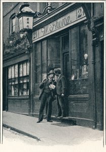 Ein chinesischer Laden, Limehouse, London, um 1900 1901 von Unbekannt
