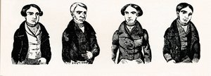 Ein zeitgenössischer Eindruck der Tolpuddle-Märtyrer, 1838, 1934