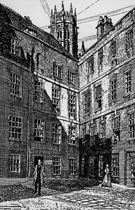 Eine Ecke von Cliffords Inn, 1903 von Unbekannt