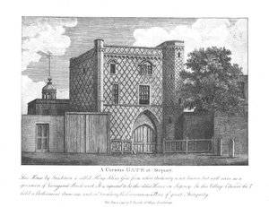 Ein kurioses Tor in Stepney, 1791 von Unbekannt
