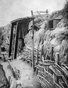 Ein französischer Graben, Erster Weltkrieg, 1915