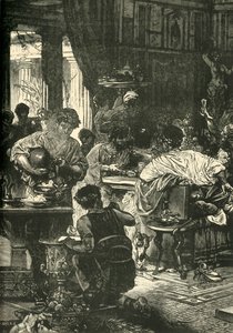Ein römisches Bankett, 1890 von Unbekannt