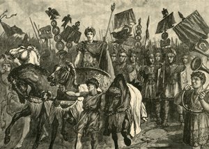 Ein römischer Triumph, 1890 von Unbekannt