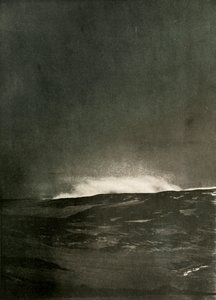 Eine Dampferuption am Mount Bird, um 1908
