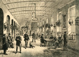 Eine Station im Bethlehem Krankenhaus, um 1878 von Unbekannt
