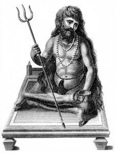 Ein Yogi meditiert