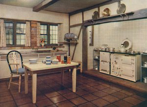 Eine Bauernhausküche neu gestaltet von Mrs. Darcy Braddell, London, 1936 von Unbekannt