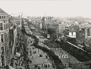 Ein Festtag in der amerikanischen Hauptstadt, Washington DC, USA, 1895 von Unbekannt