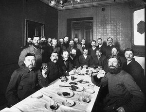 Eine Gruppe von Abgeordneten der Zweiten Duma, 1907 von Unbekannt